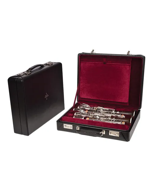 Buffet Crampon Prestige BC6722L klarinetkoffer Bes A leer zwart