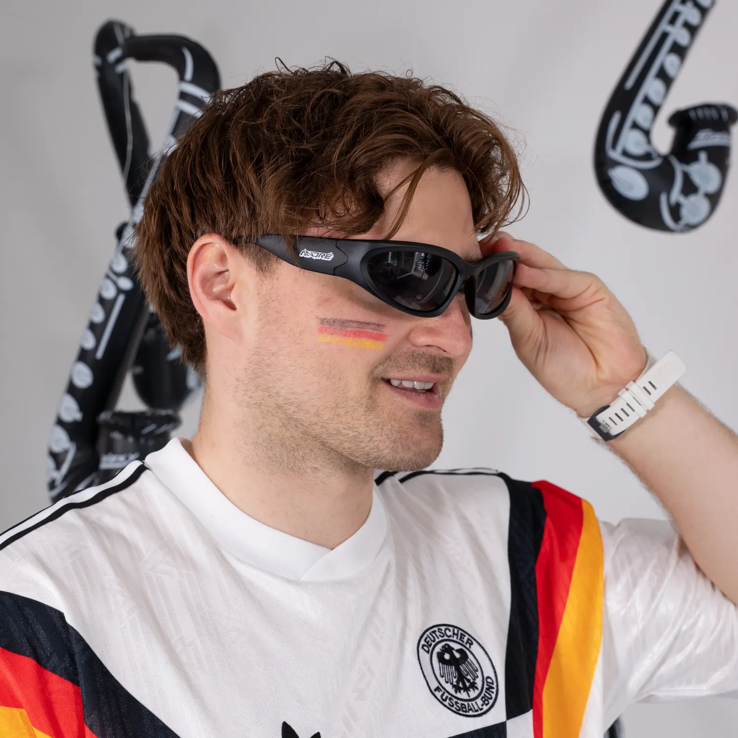 Stalaxy André WM verkleedset bril opblaas saxofoon