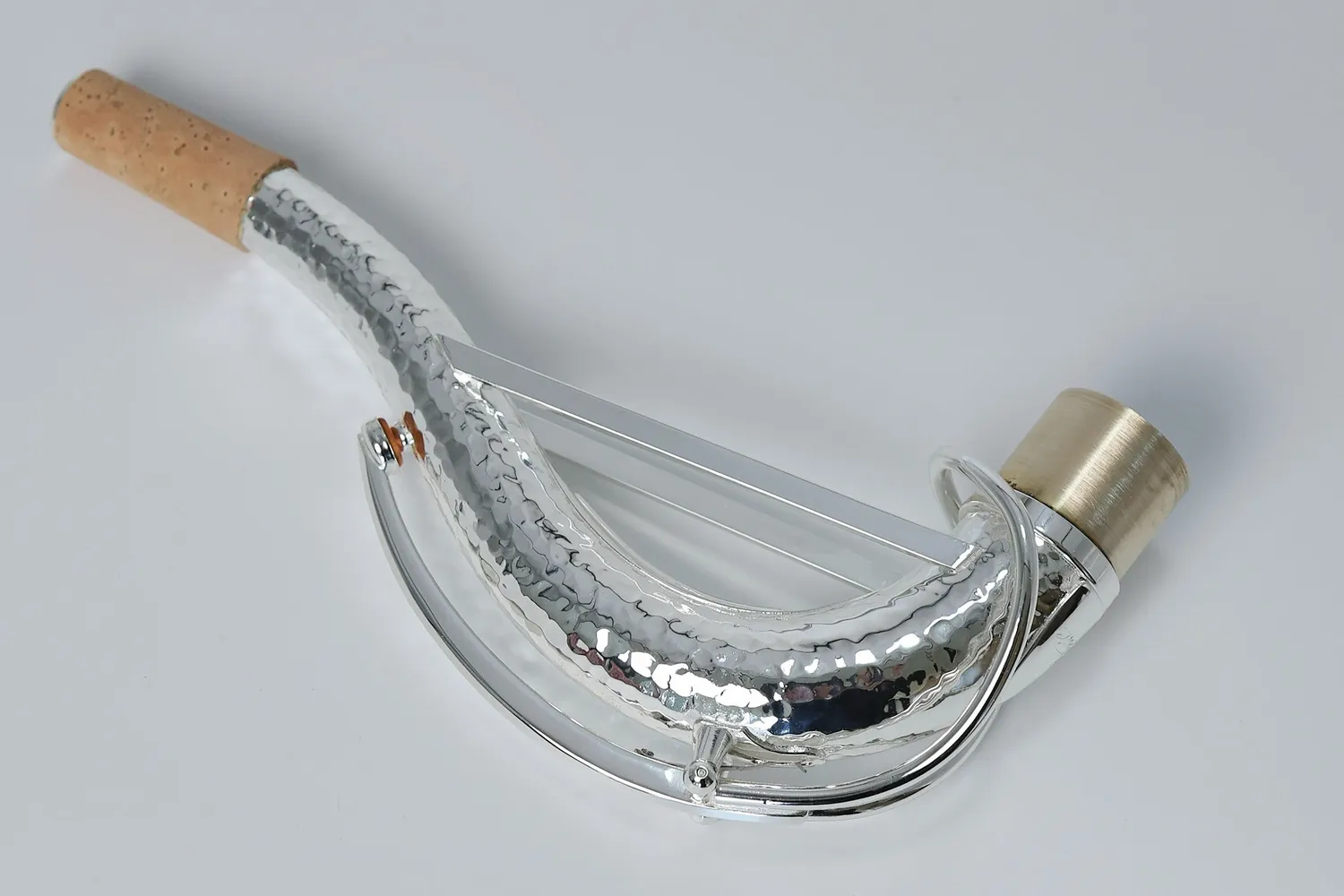 JX-Custom SBA tenor sax hals verzilverd handgehamerd
