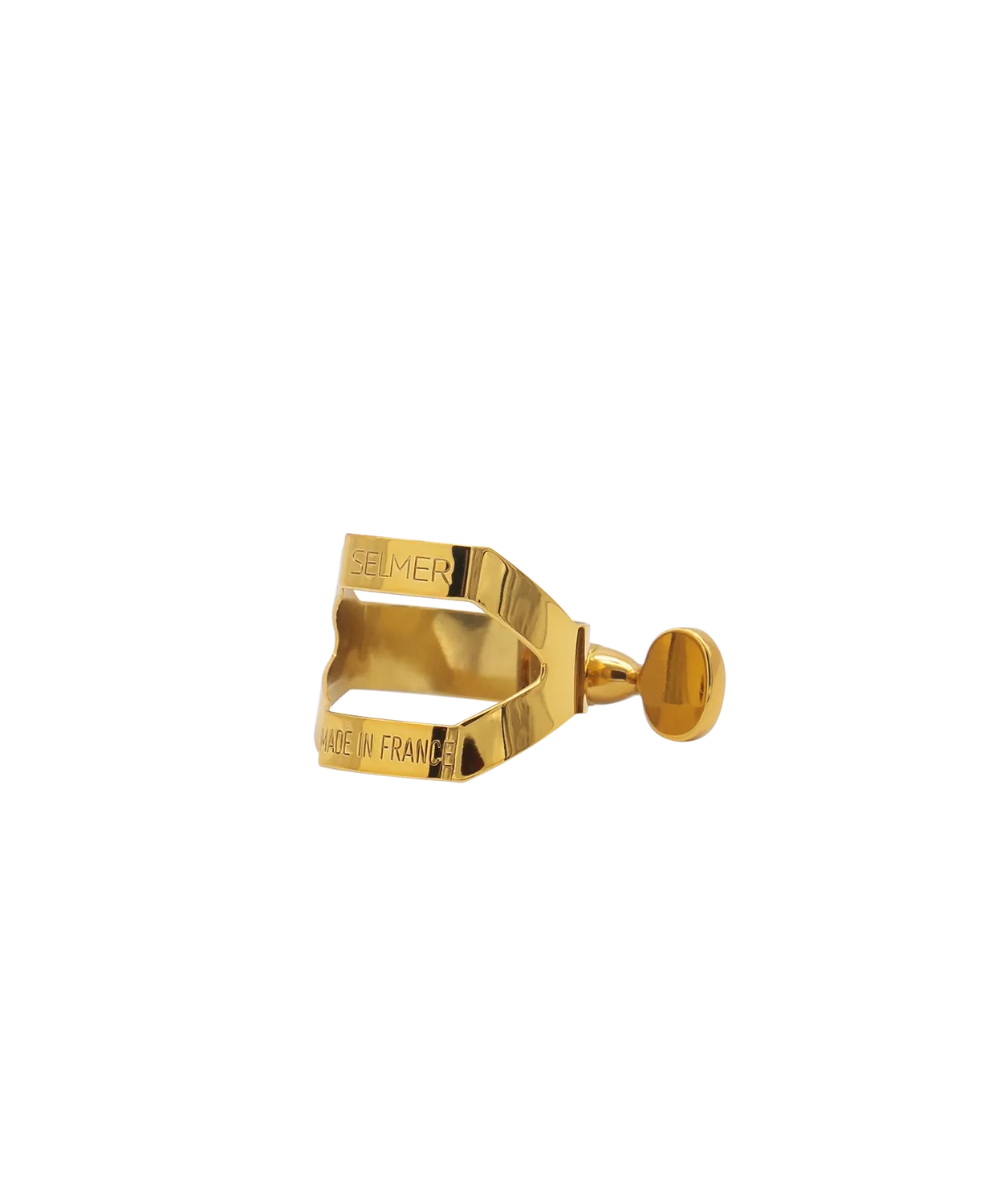 Selmer Paris sopraansaxofoon ligatuur rietklem verguld