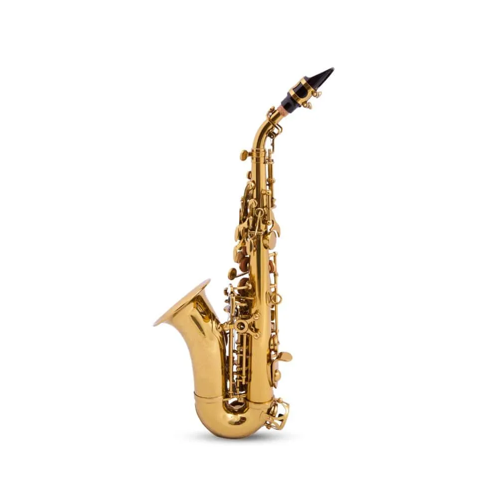 BetterSax Classic Gebogen Sopraansaxofoon Cognac Compleet
