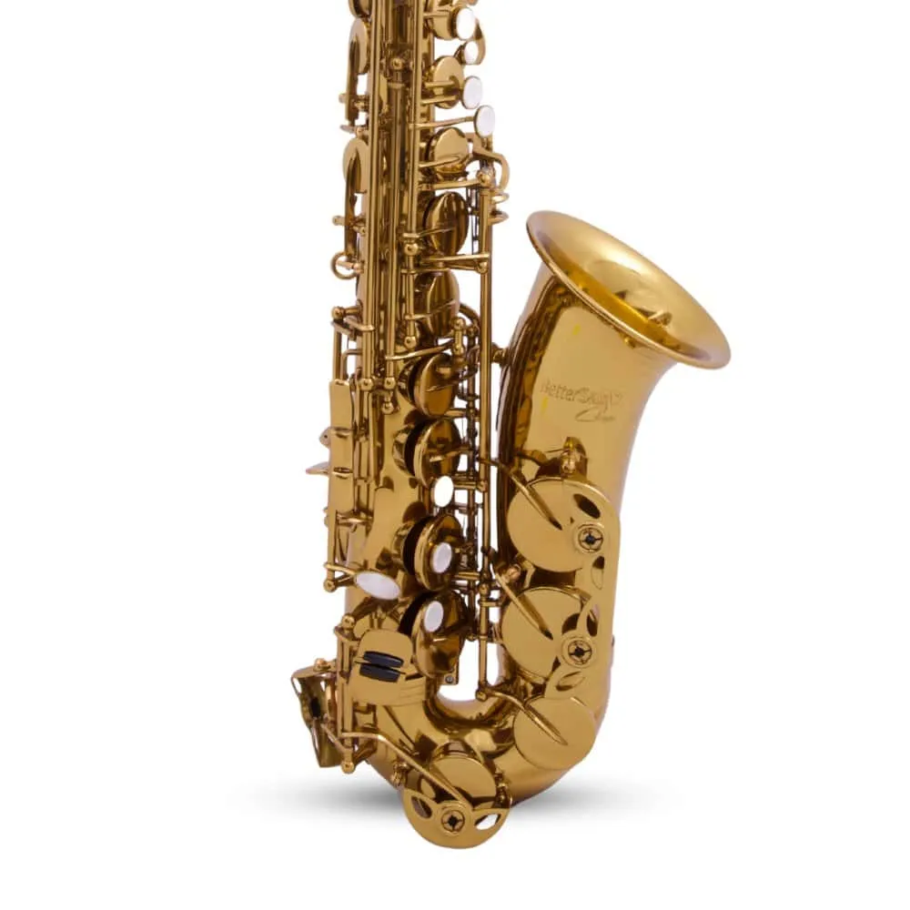 BetterSax Classic altsaxofoon Eb cognaclak met F# klep
