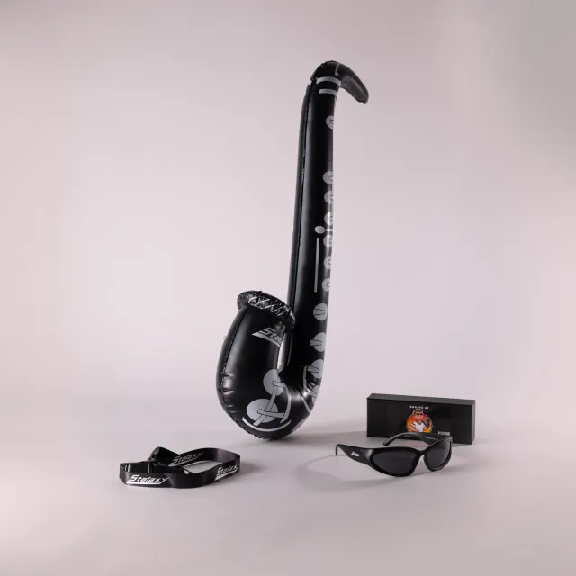 Stalaxy André WM verkleedset bril opblaas saxofoon