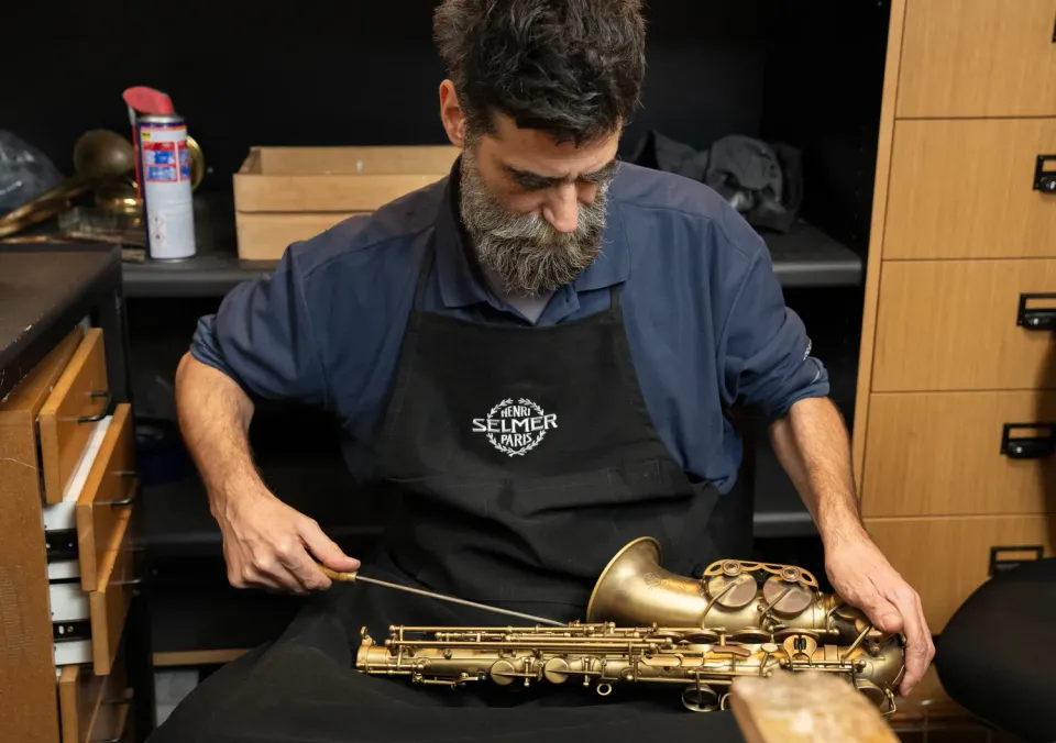 Selmer Paris schort zwart 99 cm atelier