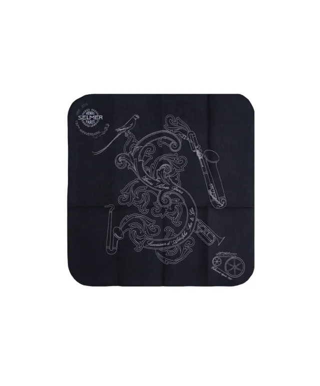Selmer Paris poetsdoek zwart Limited Edition microvezel