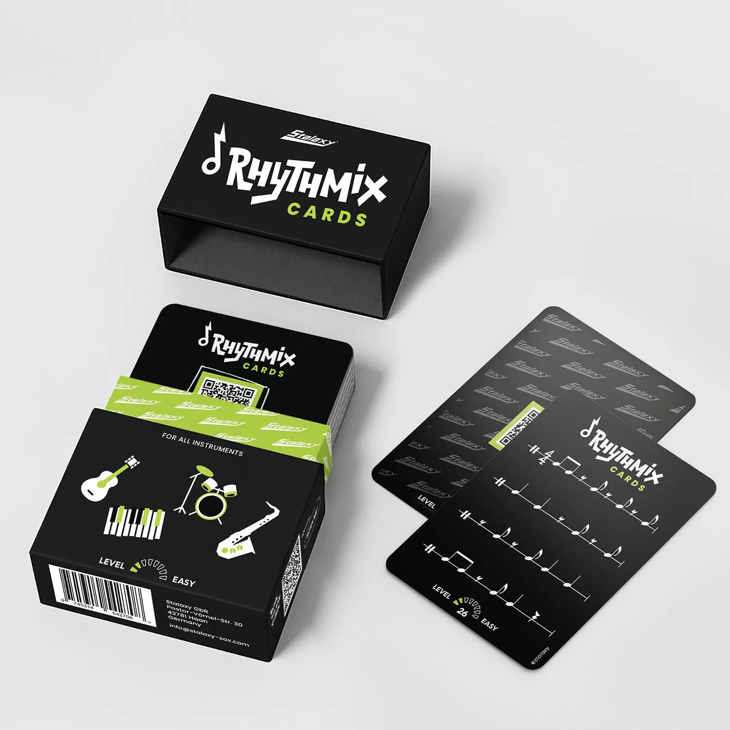 Stalaxy Rhythmix Cards ritmekaarten 50 lessen Easy