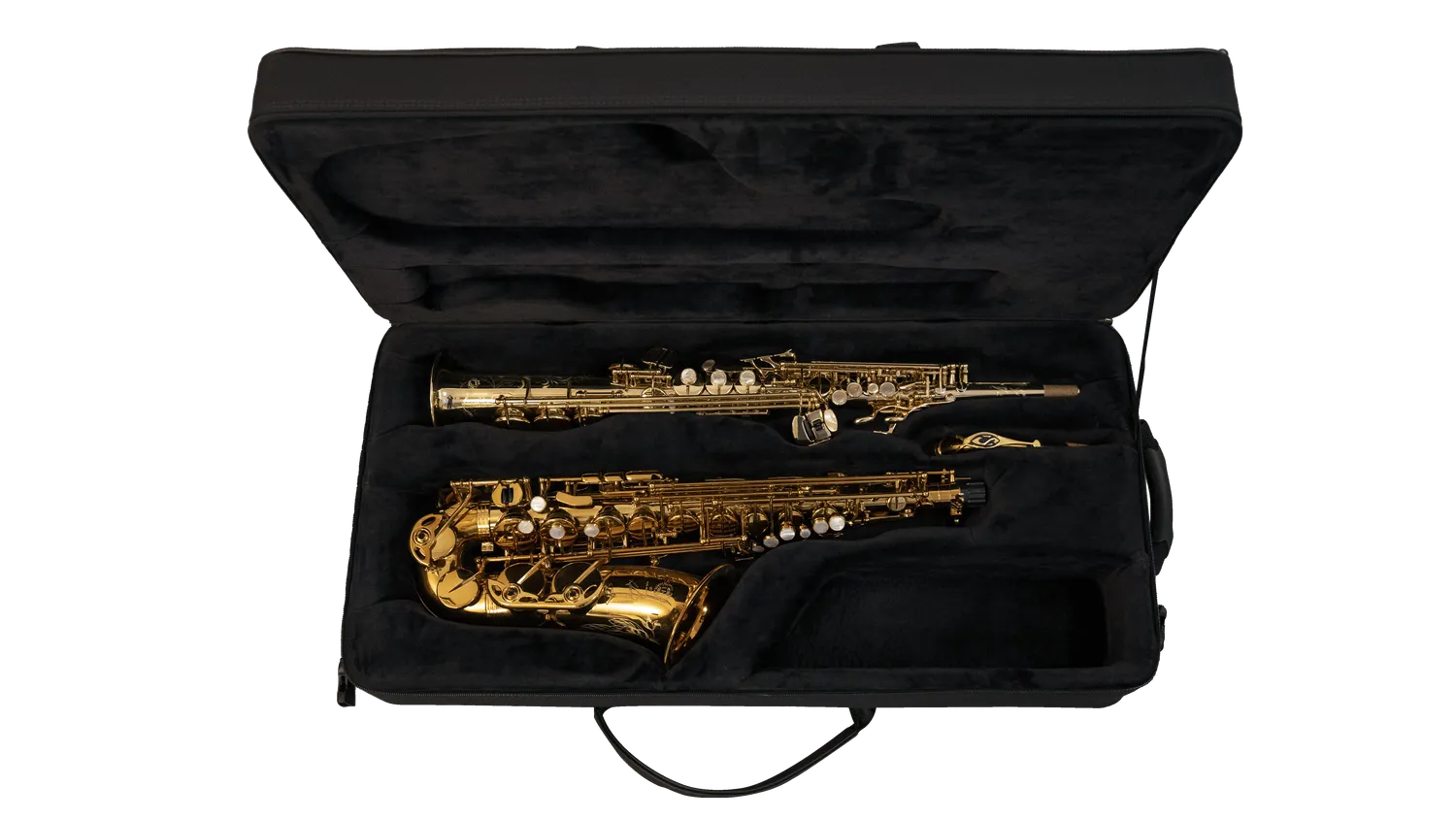 Selmer Paris SII dubbele koffer alt- en sopraansaxofoon
