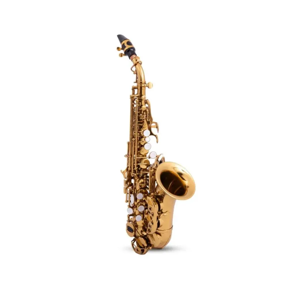 BetterSax Classic Gebogen Sopraansaxofoon Cognac Compleet