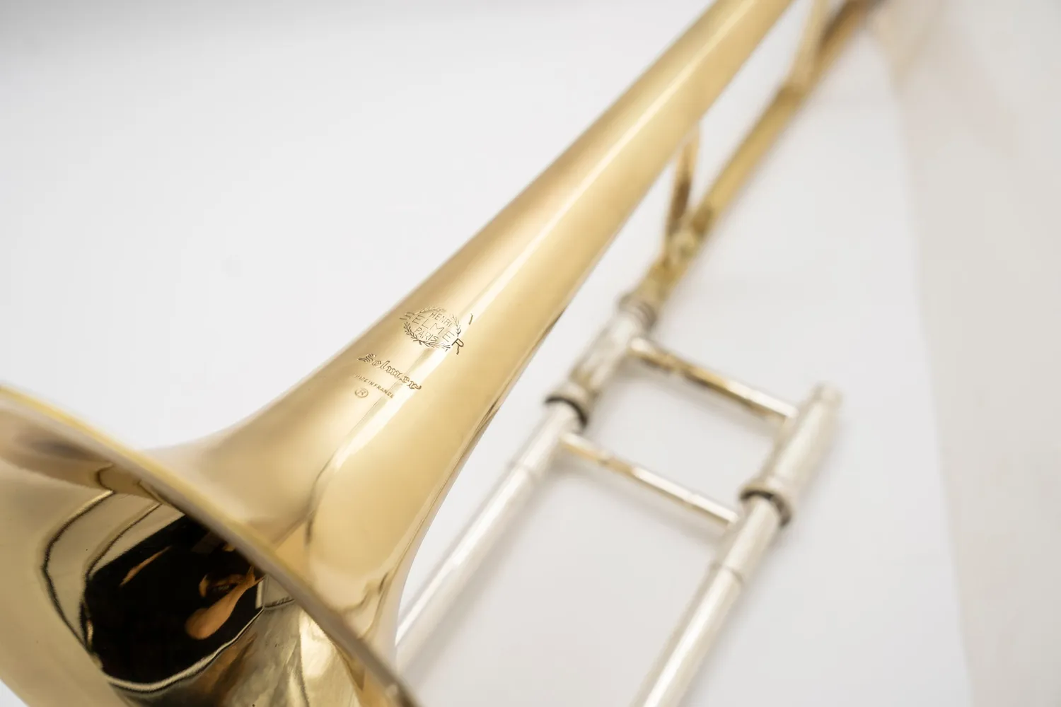 Selmer Paris Largo trombone nr. 7128 uit 1969 vintage