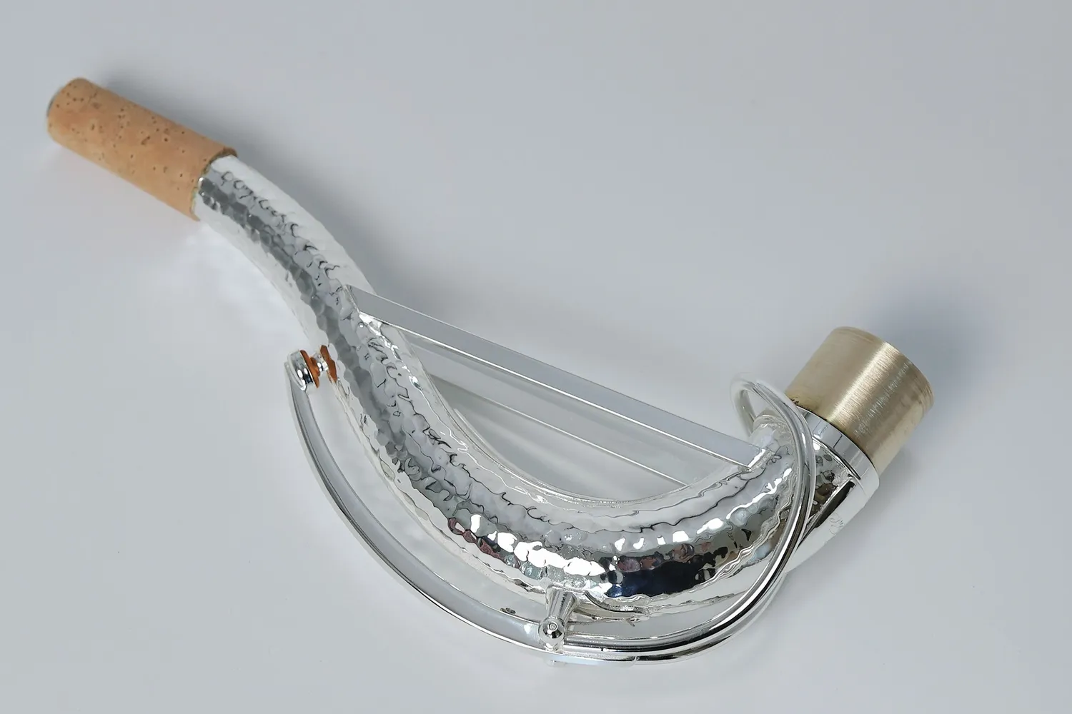 JX-Custom SBA tenor sax hals verzilverd handgehamerd