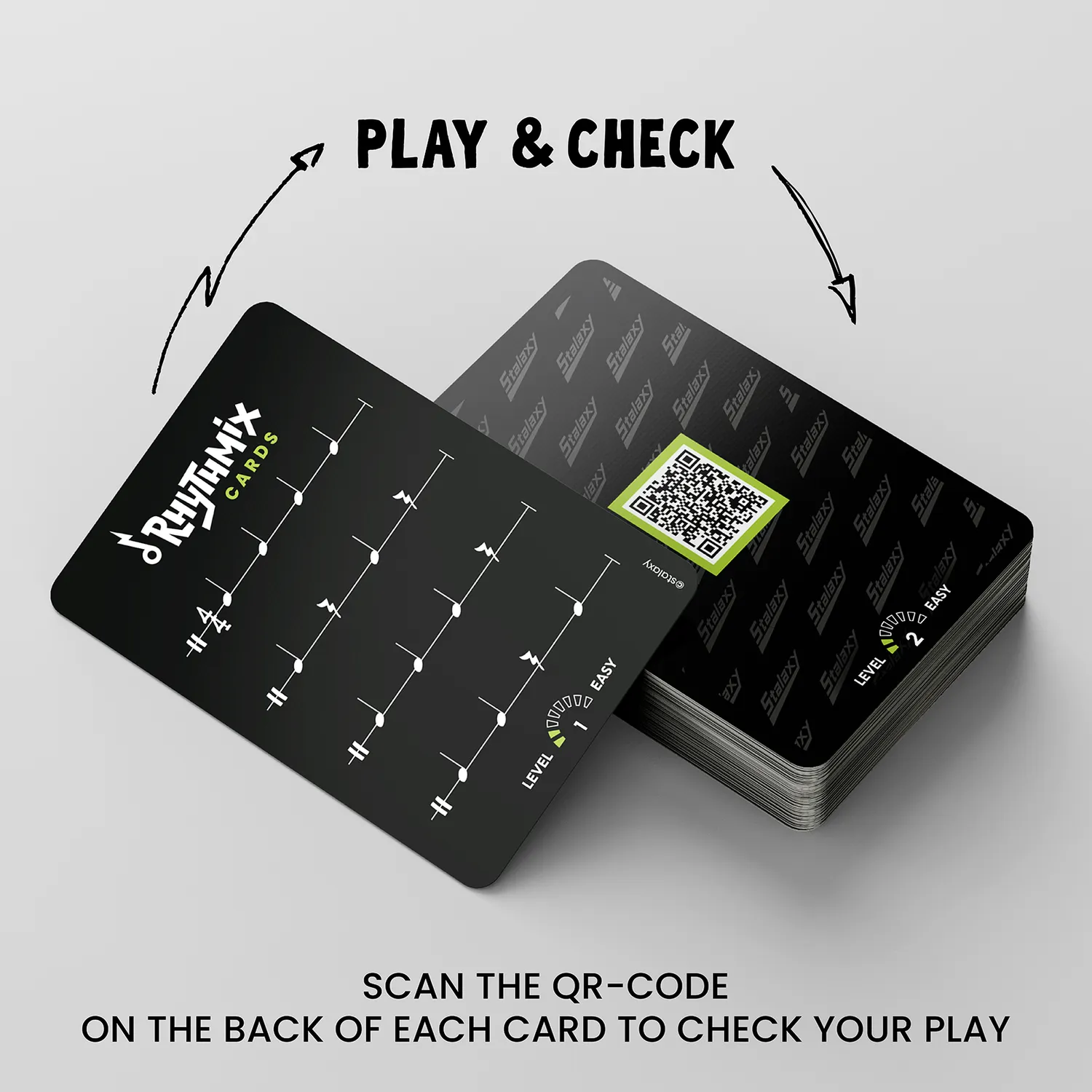 Stalaxy Rhythmix Cards ritmekaarten 50 lessen Easy