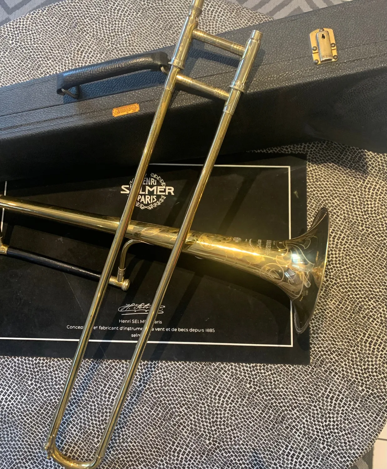Selmer Paris Modified 23 tenortrombone Bb vintage boring