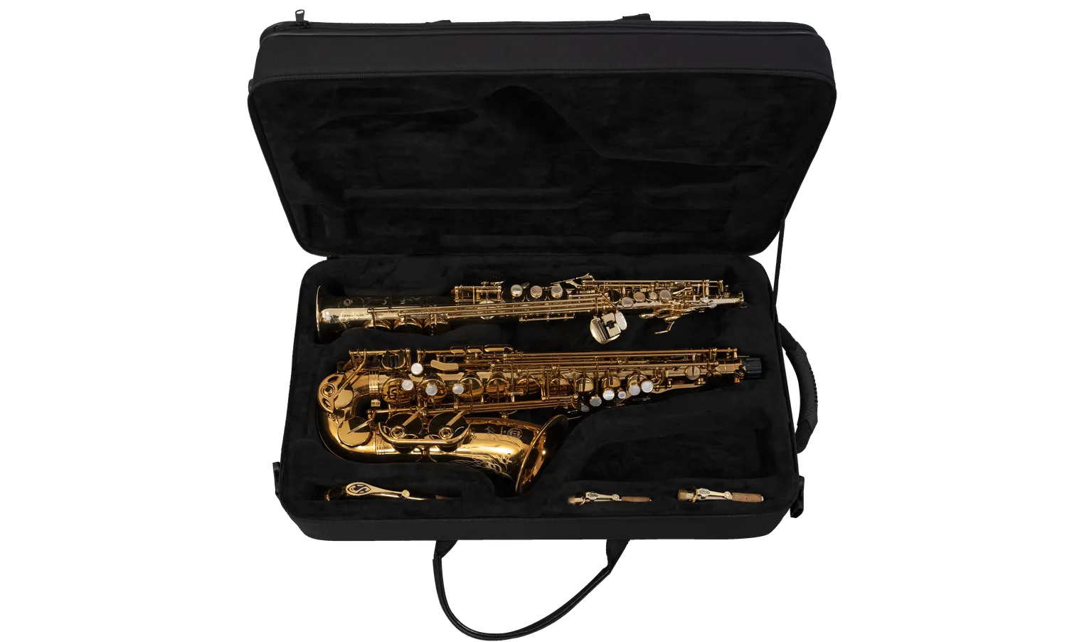Selmer Paris Serie III SIII saxofoonkoffer alt + sopraan licht