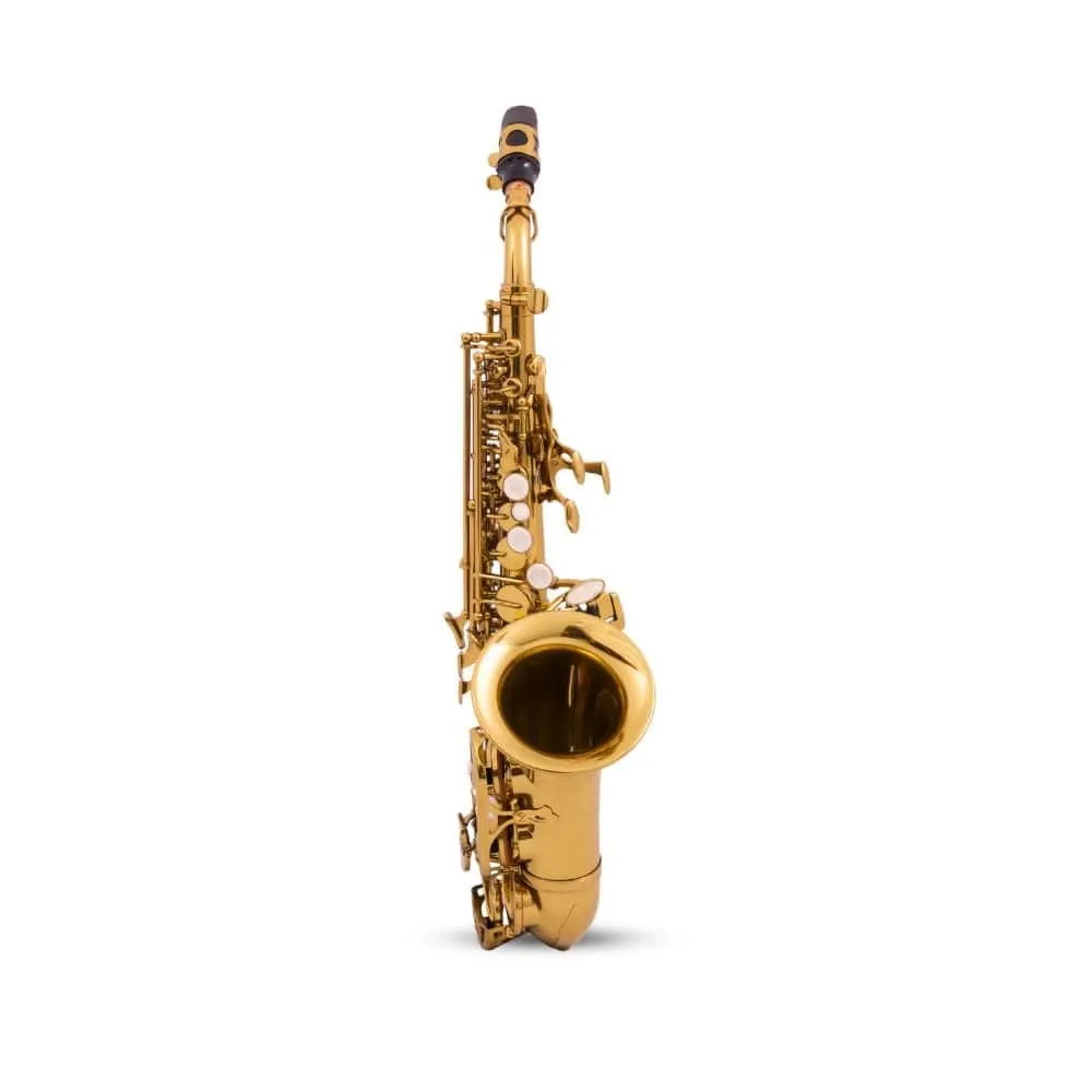 BetterSax Classic Gebogen Sopraansaxofoon Cognac Compleet
