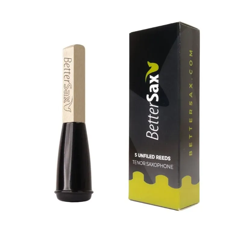 BetterSax Geeklet + tenorrieten Jazz Cut bundel 5 stuks