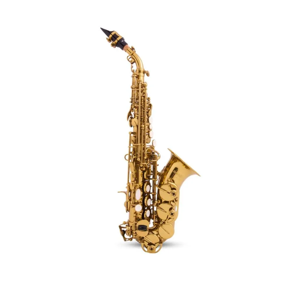 BetterSax Classic Gebogen Sopraansaxofoon Cognac Compleet