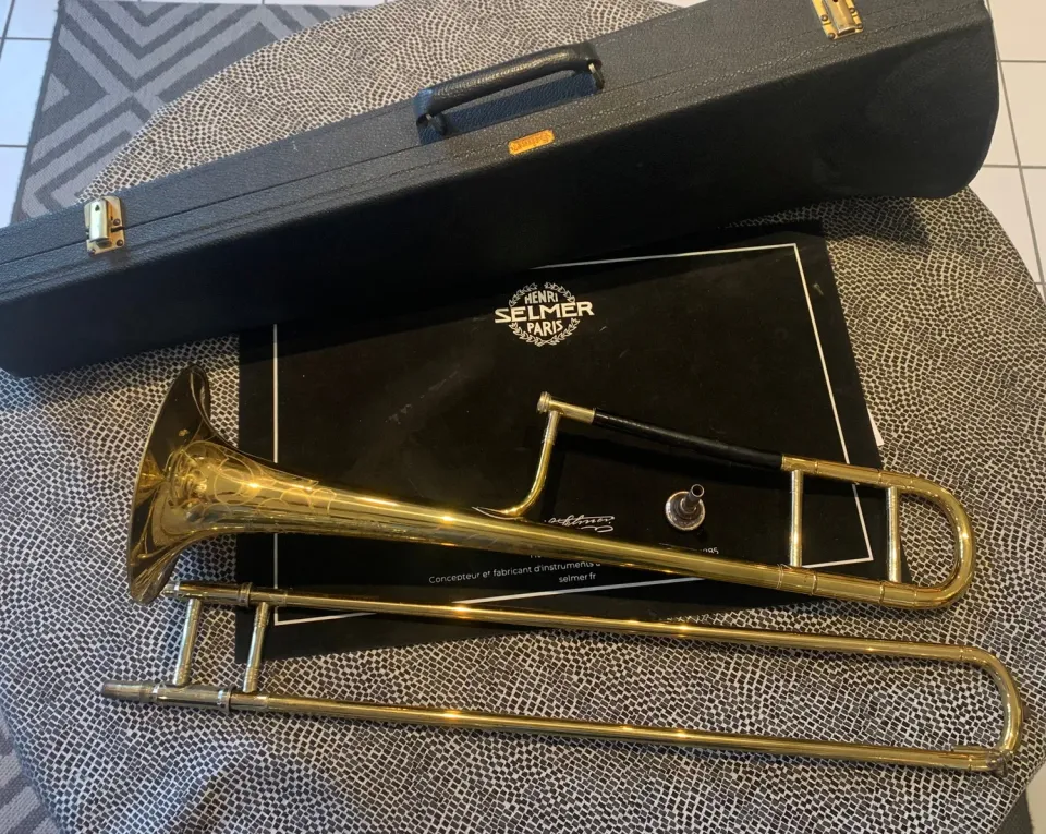 Selmer Paris Modified 23 tenortrombone Bb vintage boring