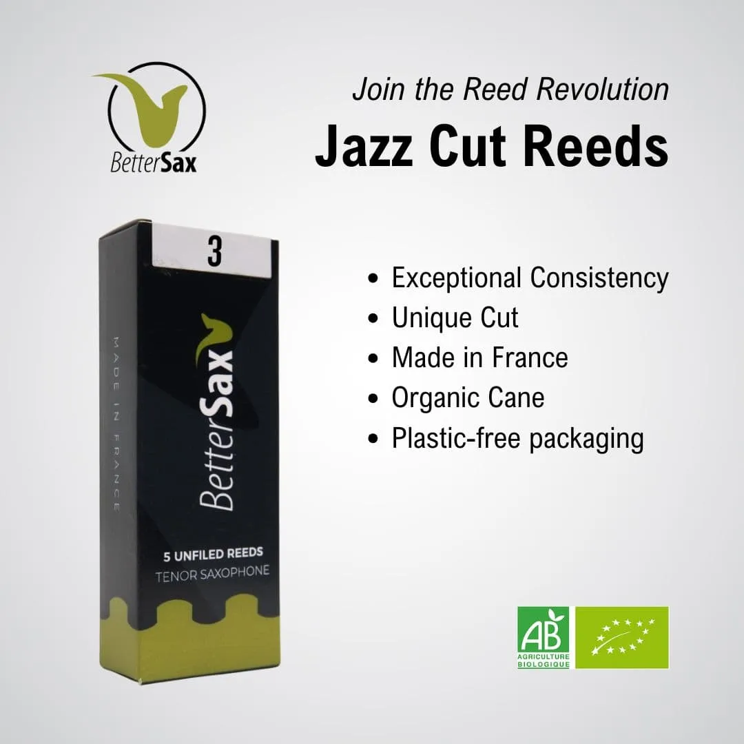 BetterSax Jazz Cut tenorrietjes doos 5 uitgebalanceerd