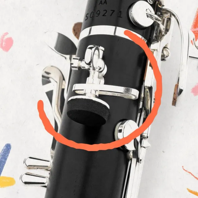 Selmer Paris duimsteun Bb/A klarinet ergonomisch verstelbaar