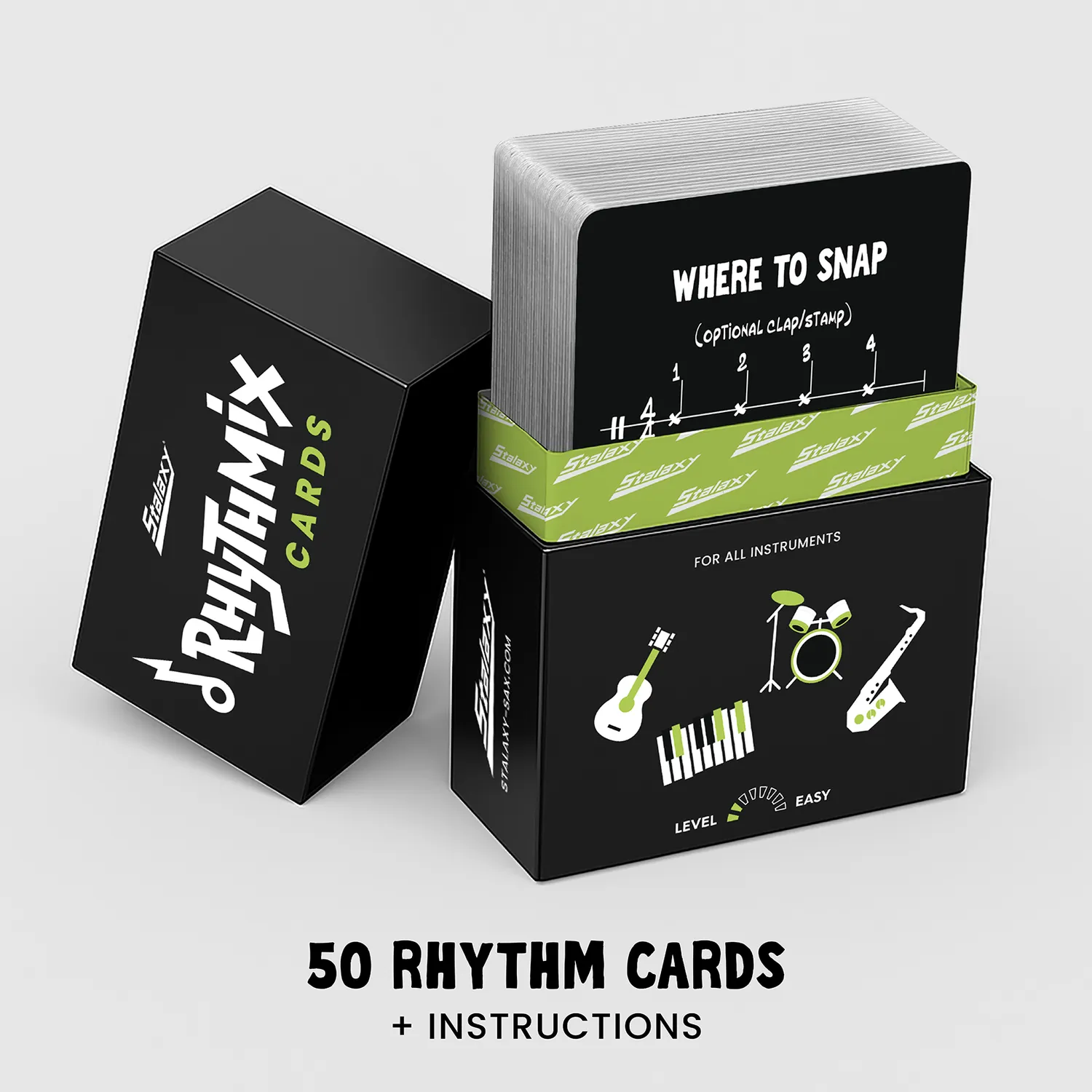 Stalaxy Rhythmix Cards ritmekaarten 50 lessen Easy