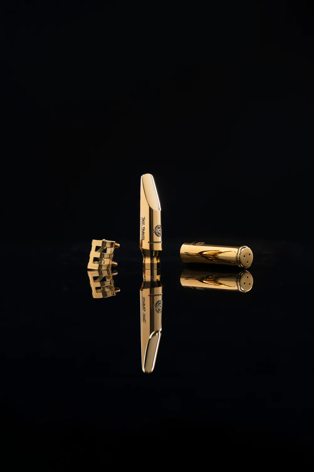 Selmer Paris mondstukkap tenor metaal gelakt