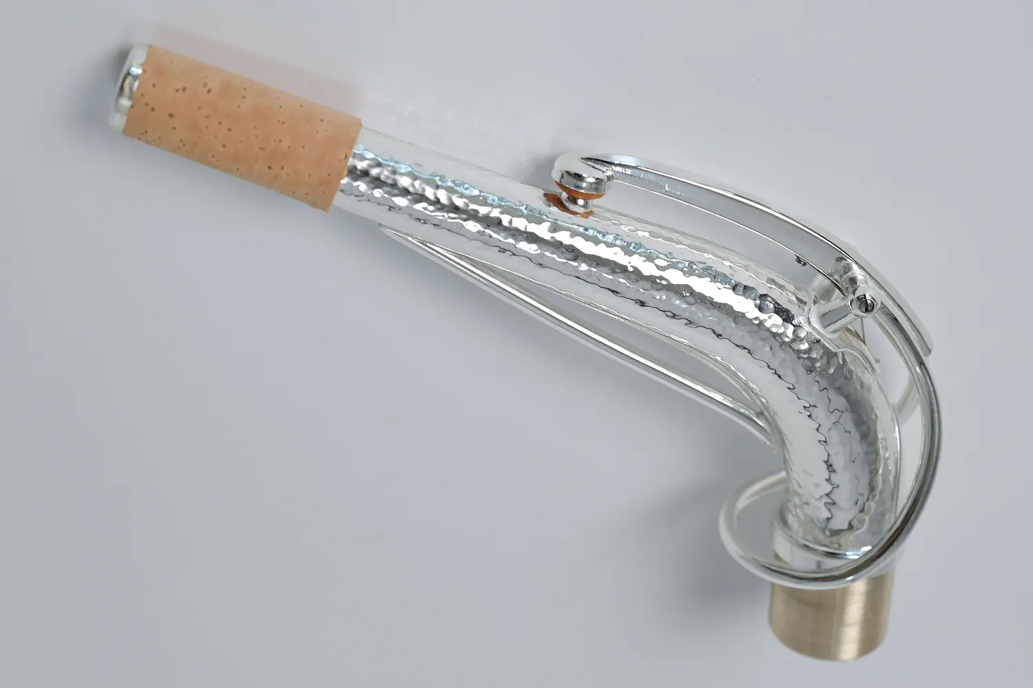 JX-Custom SBA altsax hals verzilverd handgehamerd