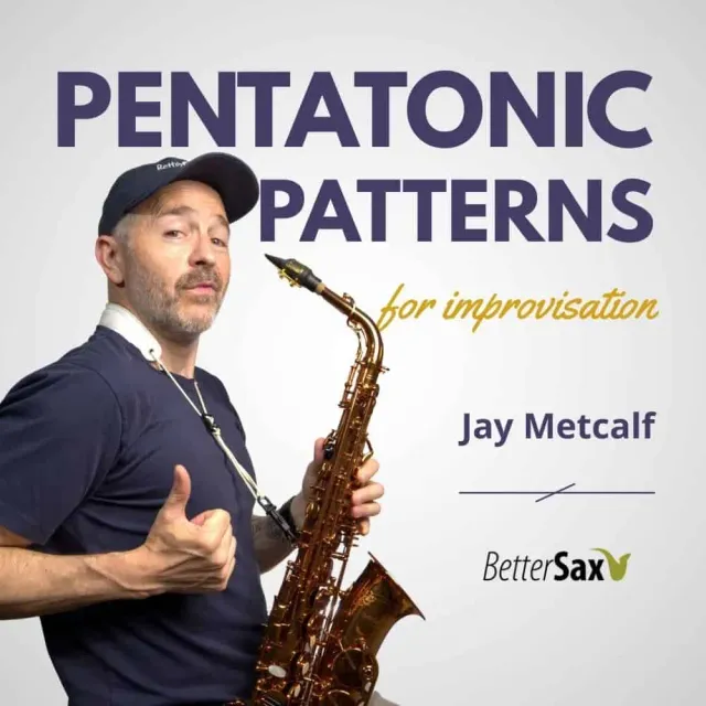 BetterSax Pentatonic Patterns improvisatieboek saxofoon